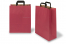 Papieren draagtassen platte handgreep - rood, 320 x 140 x 420 mm | Enveloppenland.nl