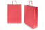 Papieren draagtassen gedraaide handgreep - roze, 320 x 120 x 410 mm, 100 gr | Enveloppenland.nl