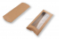 Gondeldoosjes bruin - 110 x 220 x 35 mm - met venster 70 x 180 mm | Enveloppenland.nl