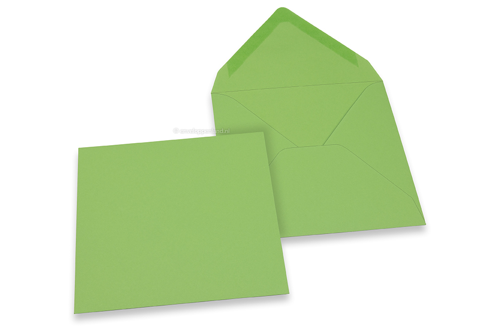 Enveloppen Groen - Vierkant |