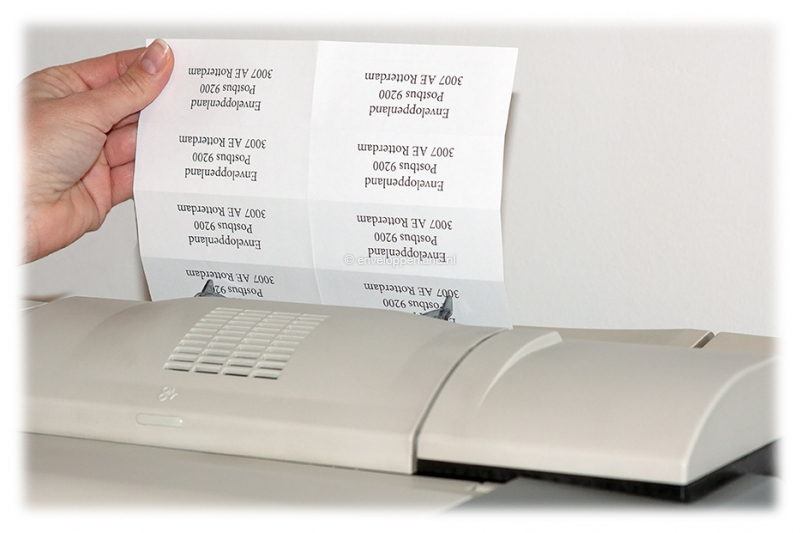 kraam Bermad Opschudding Etiketten voor uw laserprinter kopen? | Enveloppenland.nl